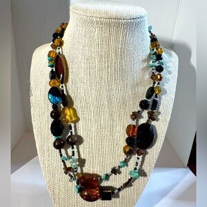 Beautiful 24” Double Strand Necklace with a 4” extender. (D-S)